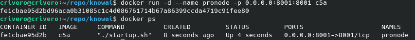 Running Pronode OPCUA Client Docker Image